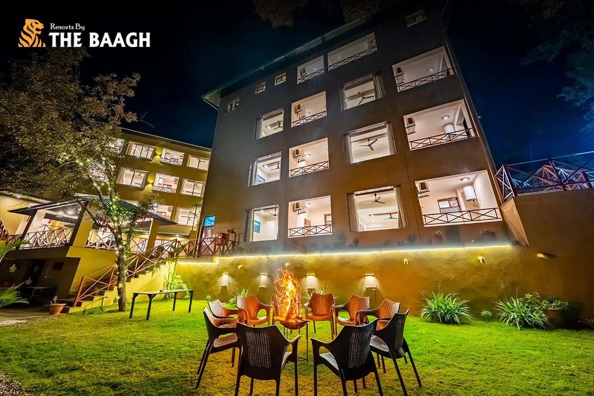 Hotel in Bhimtal with Private Balcony and Bonfire Nights